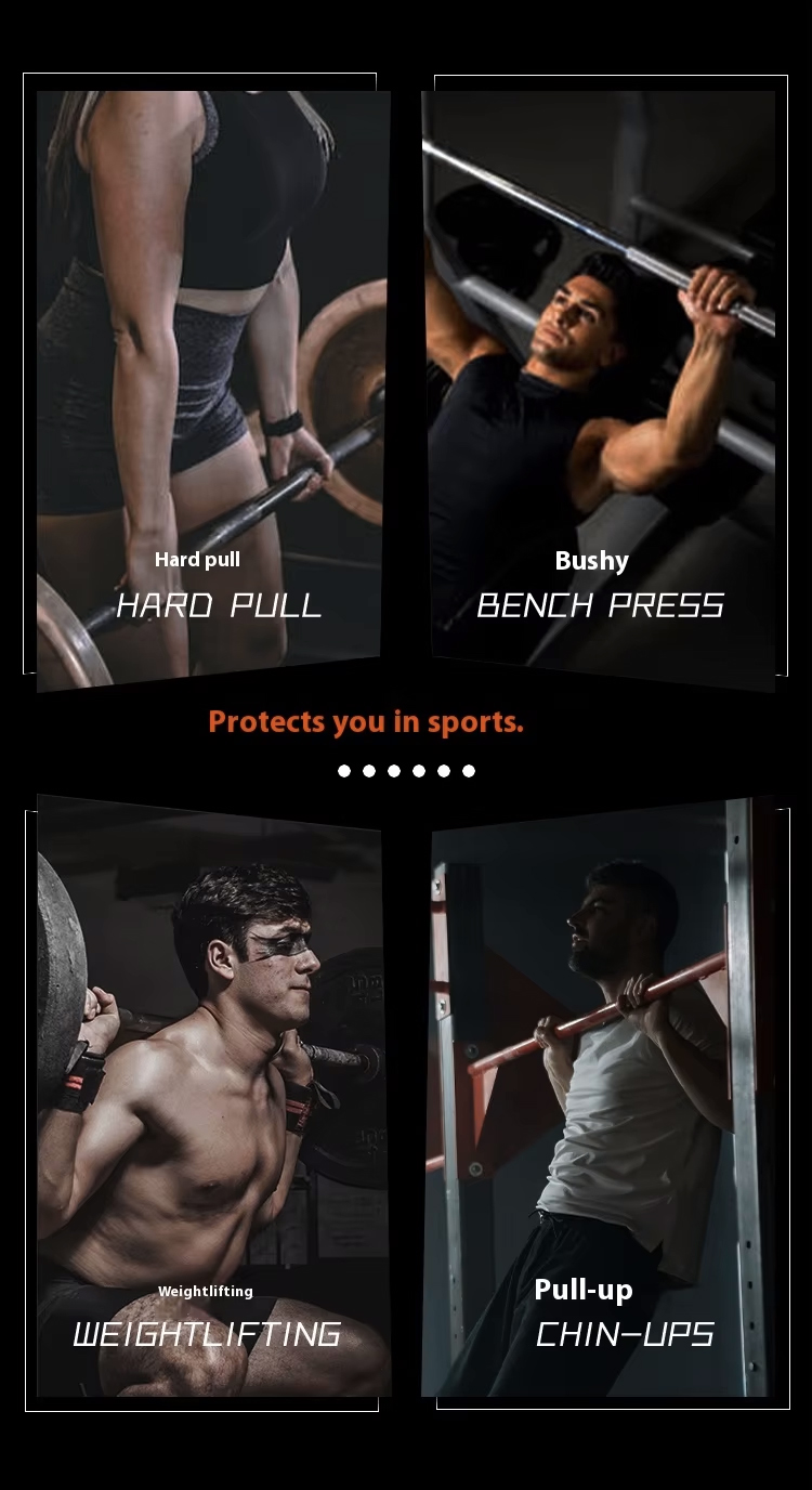 Gym Wrist Wraps Straps Double Layer detail 2