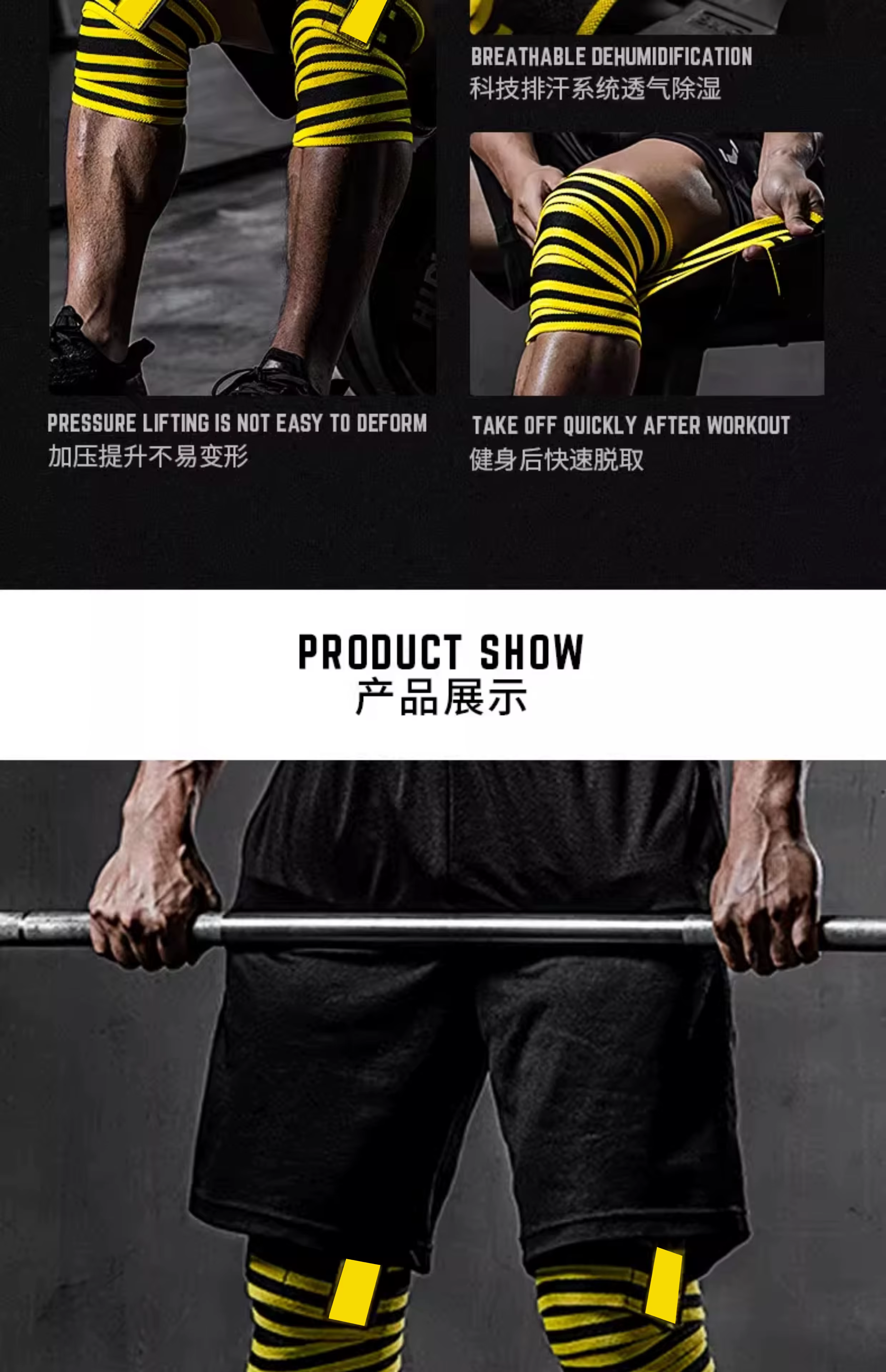 Heavy-Duty Wrist Wraps with Thumb Loop thumbnail 3