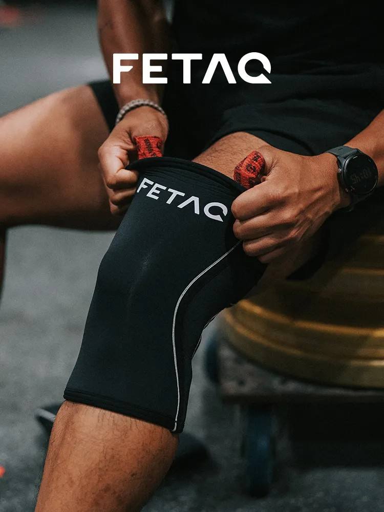 High Performance Knee Compression Support for Squats Weightlifting Men and Women thumbnail 3