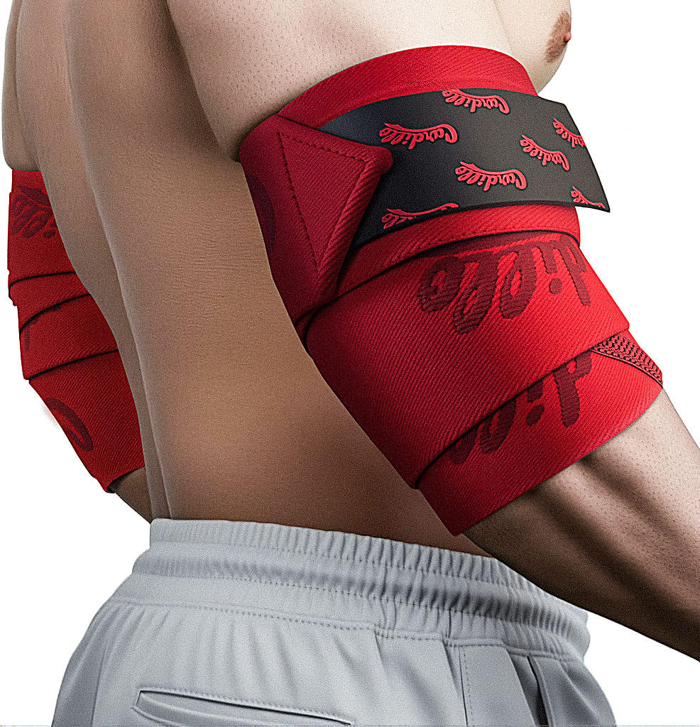 Cardillo Fitness Wrist Support Bench Press Auxiliary Compression Strap thumbnail 3