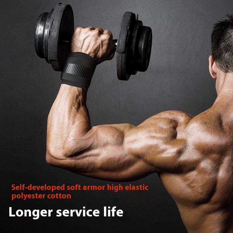Gym Wrist Wraps Straps Double Layer thumbnail 4